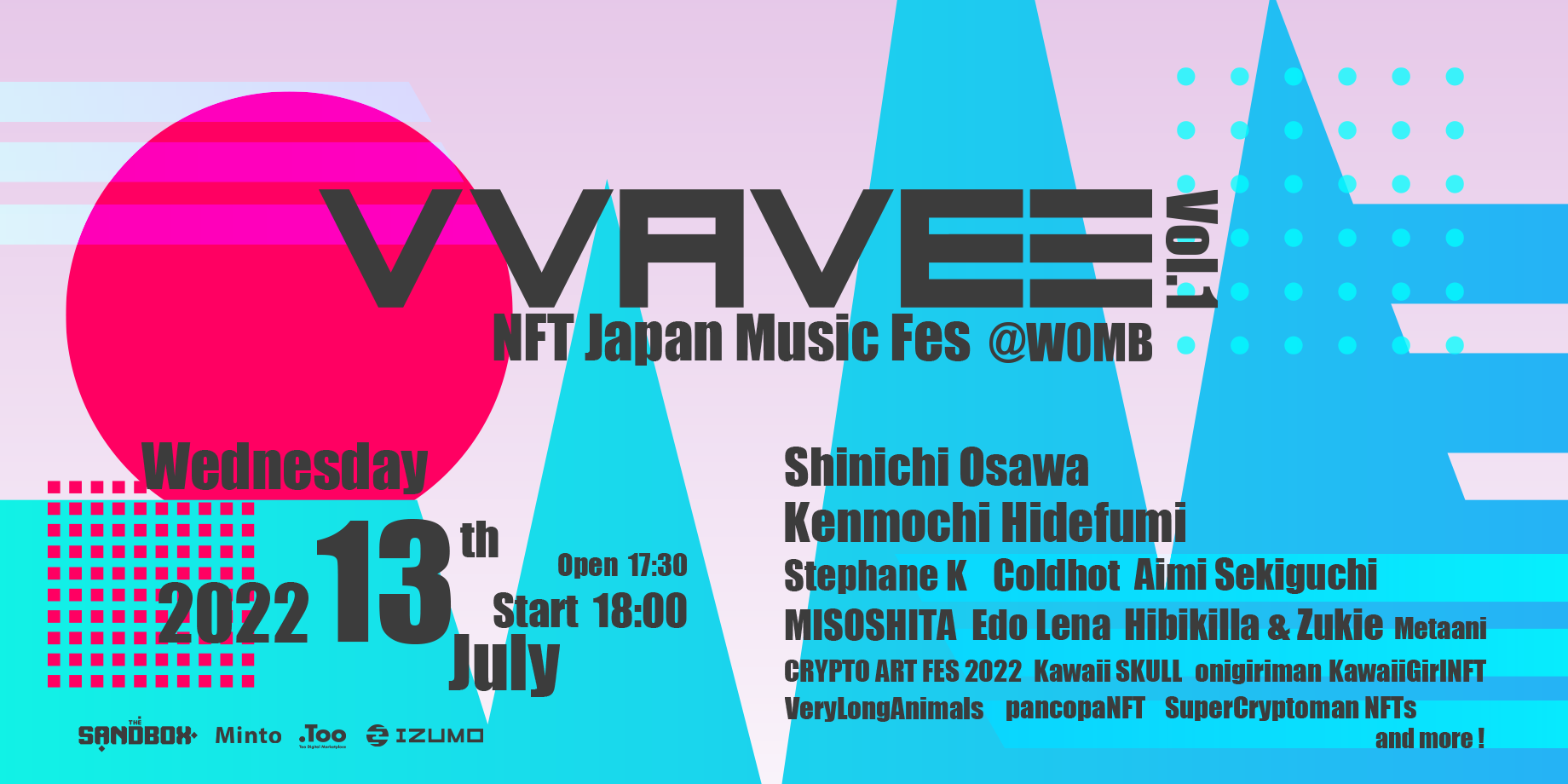 VVAVE3 - NFT Japan Music Fes vol.1 - @WOMB